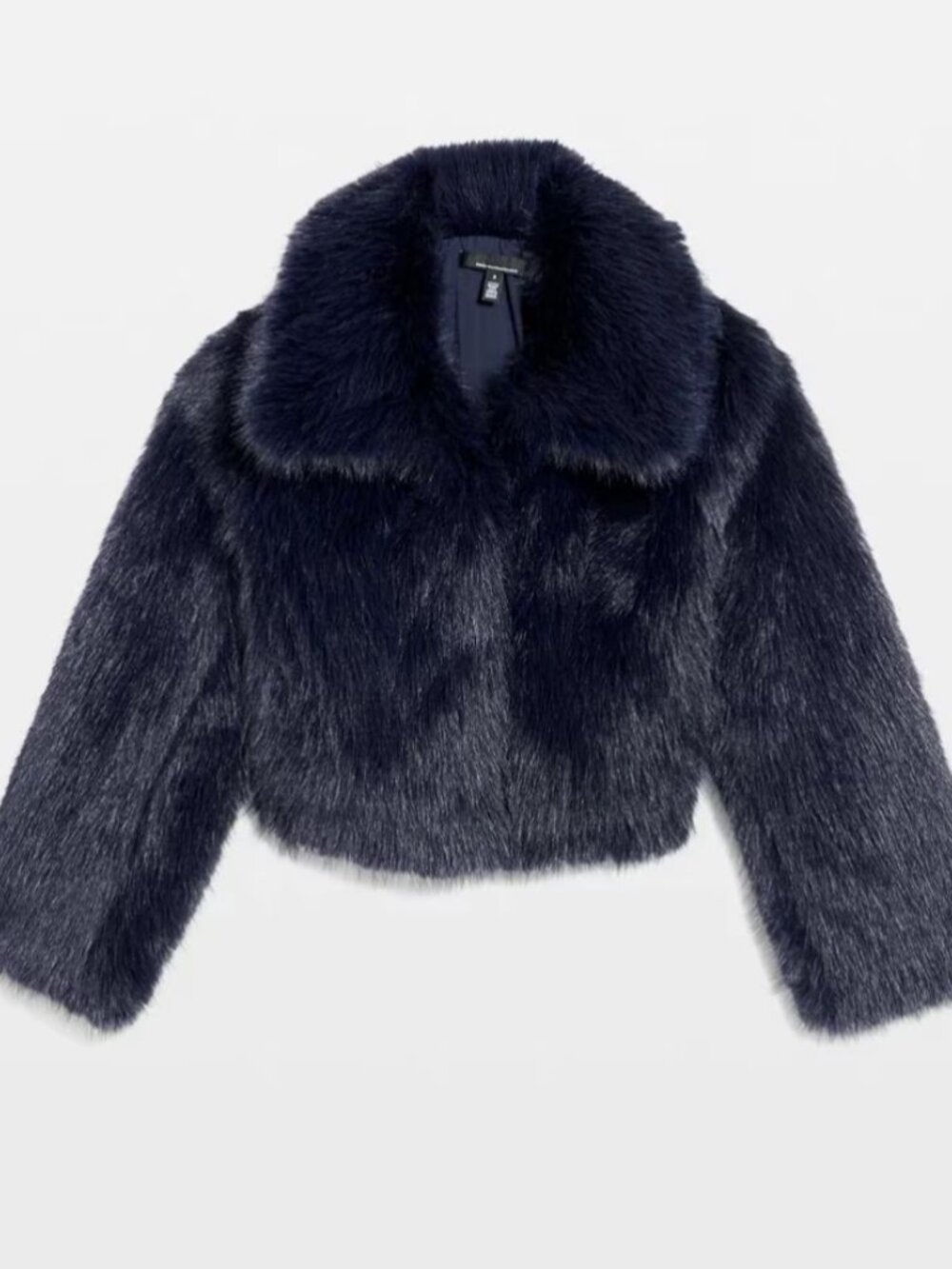 new WHITE HOUSE BLACK MARKET faux fur jacket s - Picture 2 of 3